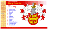 Tablet Screenshot of mayfamilyhistory.co.uk